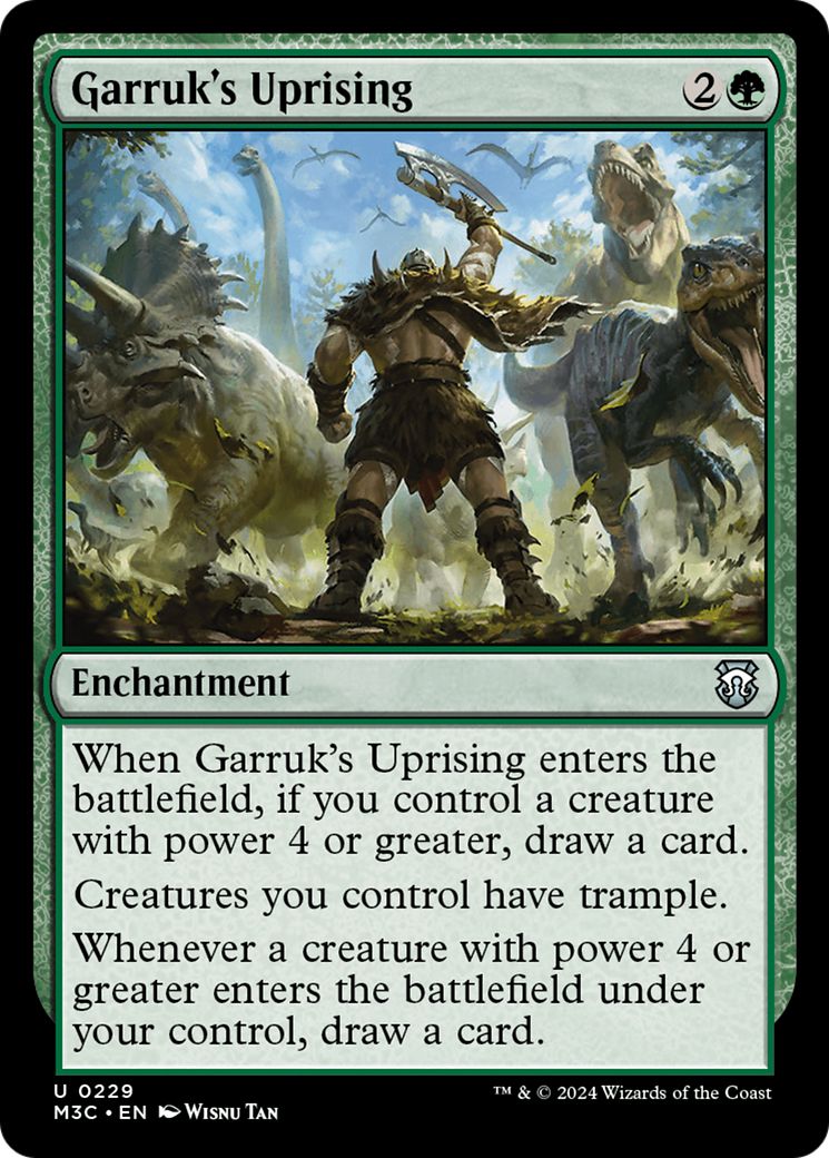 Garruk's Uprising (Ripple Foil) [Modern Horizons 3 Commander] - Magic: The Gathering - Card Brawlers | Quebec | Canada |