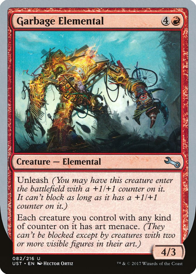 Garbage Elemental (4/3 Creature) [Unstable] - Magic: The Gathering - Card Brawlers | Quebec | Canada |