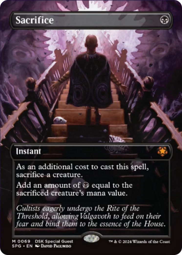 Sacrifice (Borderless) [Duskmourn: House of Horror Special Guests] - Magic: The Gathering - Card Brawlers | Quebec | Canada |