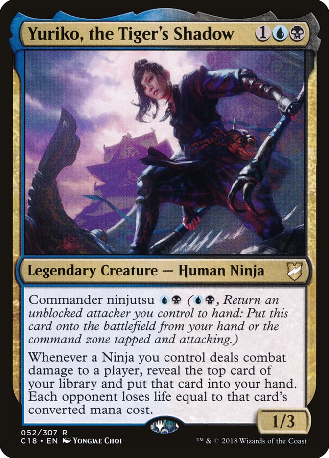 Yuriko, the Tiger's Shadow [Commander 2018] - Magic: The Gathering - Card Brawlers | Quebec | Canada |