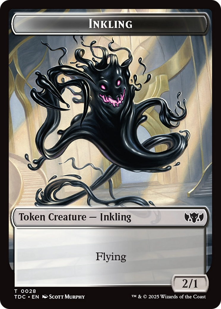 Inkling // Bird Double-Sided Token [Tarkir: Dragonstorm Commander Tokens] - Magic: The Gathering - Card Brawlers | Quebec | Canada |