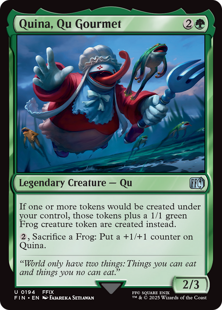 Quina, Qu Gourmet [FINAL FANTASY] - Magic: The Gathering - Card Brawlers | Quebec | Canada |