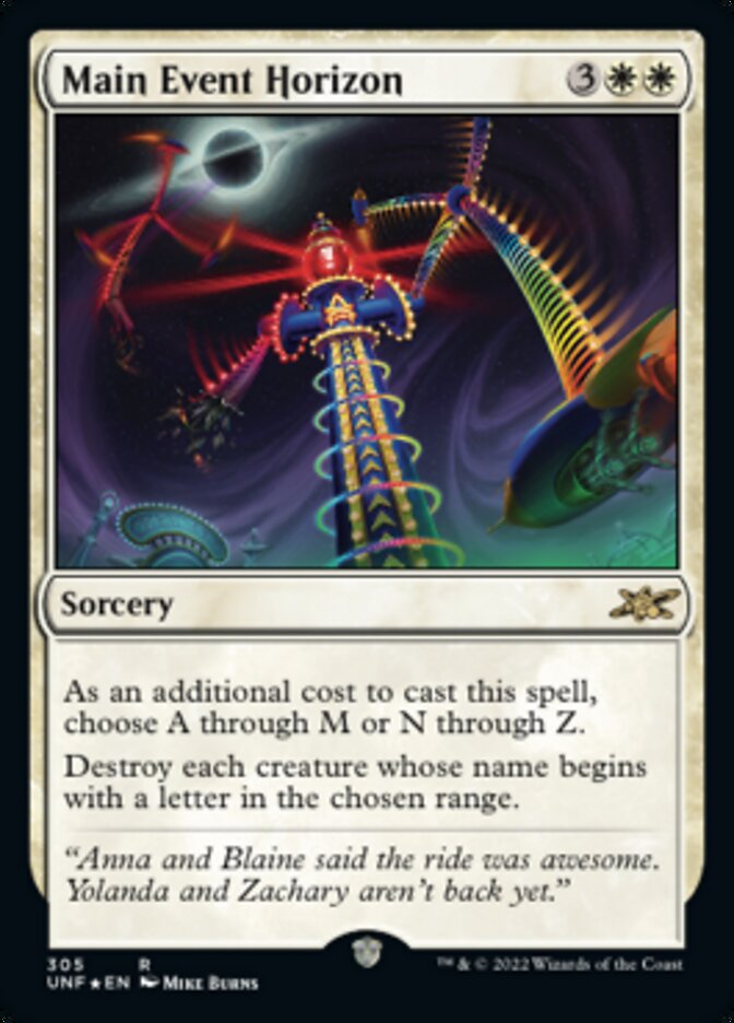 Main Event Horizon (Galaxy Foil) [Unfinity] - Magic: The Gathering - Card Brawlers | Quebec | Canada |
