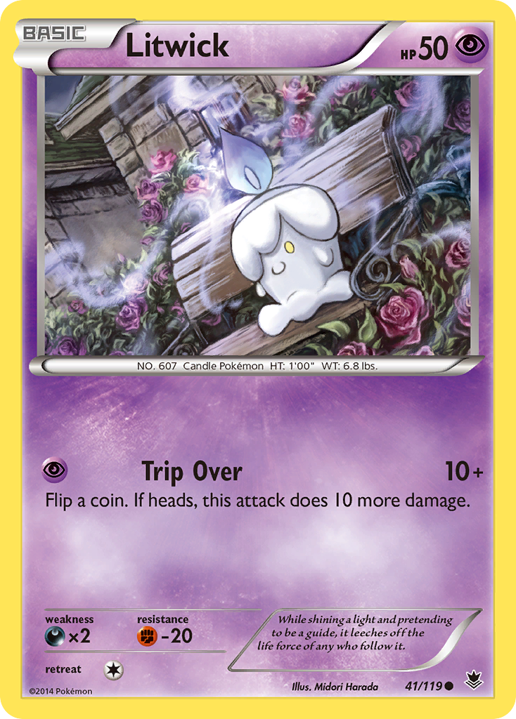 Litwick (41/119) [XY: Phantom Forces] - Pokémon - Card Brawlers | Quebec | Canada |