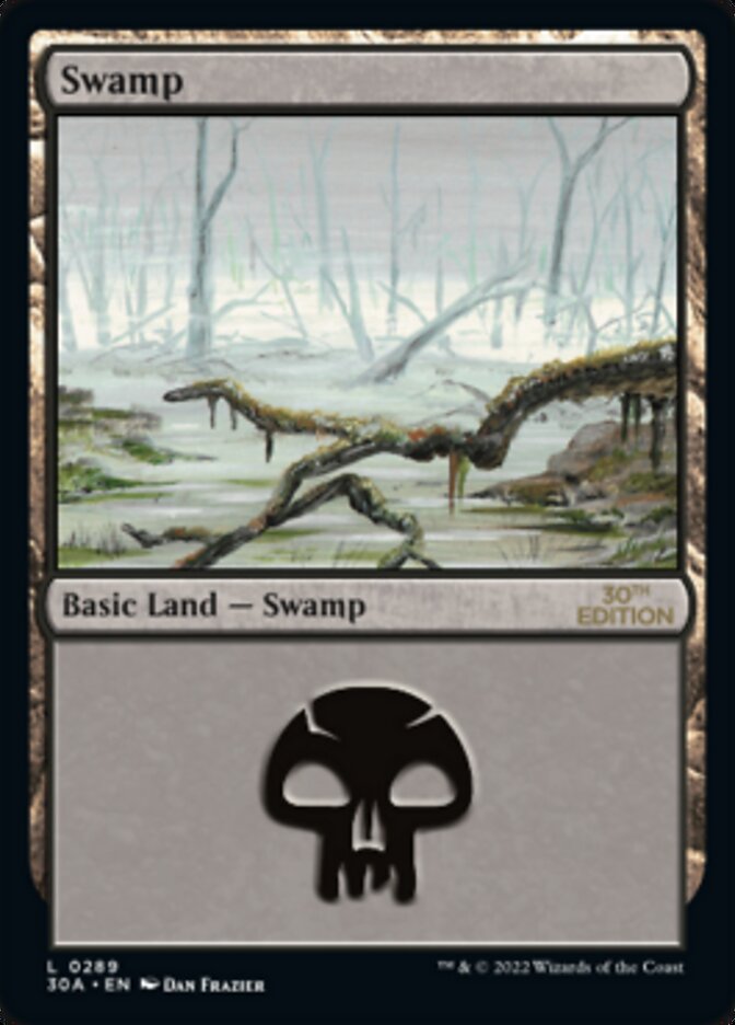 Swamp (289) [30th Anniversary Edition] - Magic: The Gathering - Card Brawlers | Quebec | Canada |