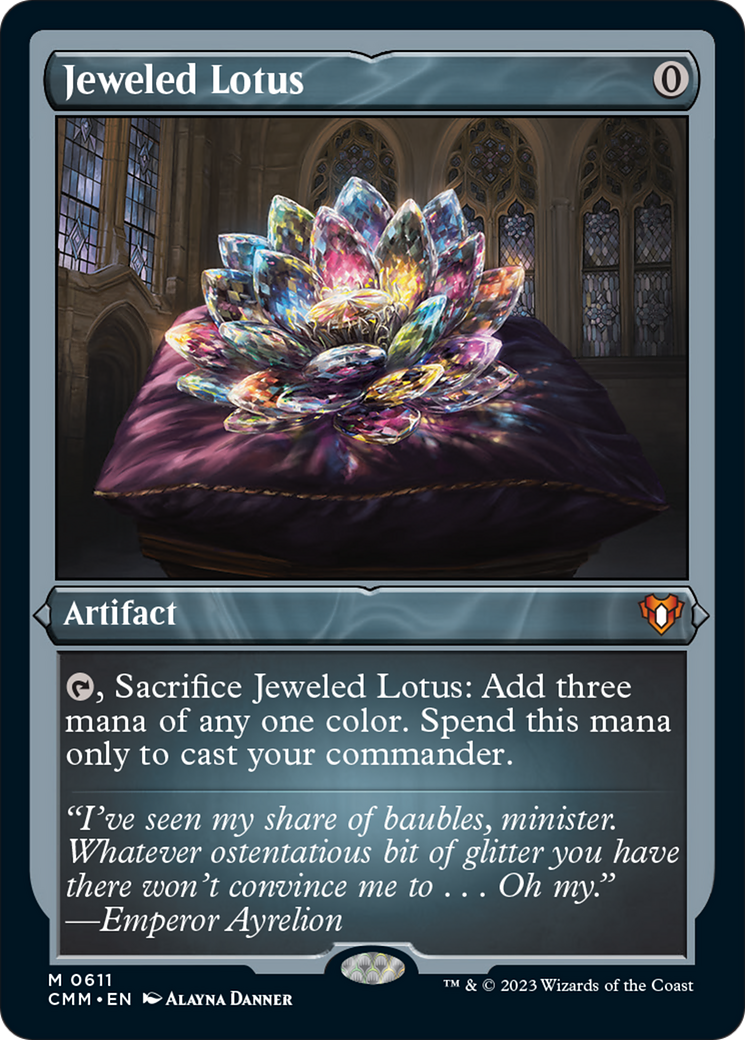 Jeweled Lotus (Foil Etched) [Commander Masters] - Magic: The Gathering - Card Brawlers | Quebec | Canada |
