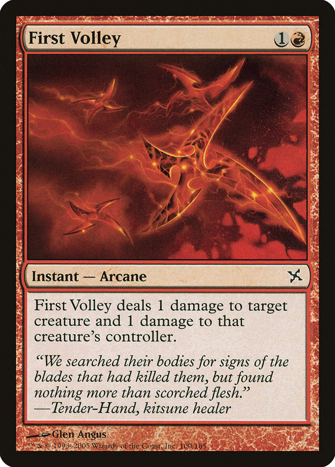 First Volley [Betrayers of Kamigawa] - Magic: The Gathering - Card Brawlers | Quebec | Canada |