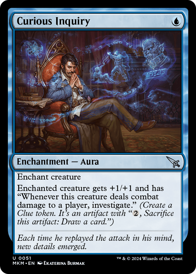 Curious Inquiry [Murders at Karlov Manor] - Magic: The Gathering - Card Brawlers | Quebec | Canada |