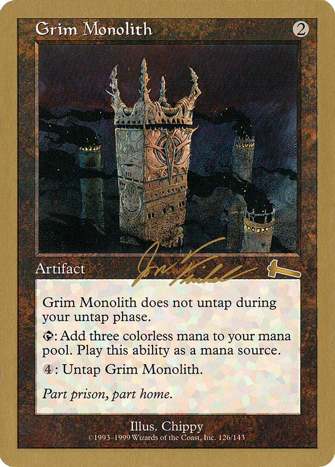 Grim Monolith (Jon Finkel) [World Championship Decks 2000] - Magic: The Gathering - Card Brawlers | Quebec | Canada |