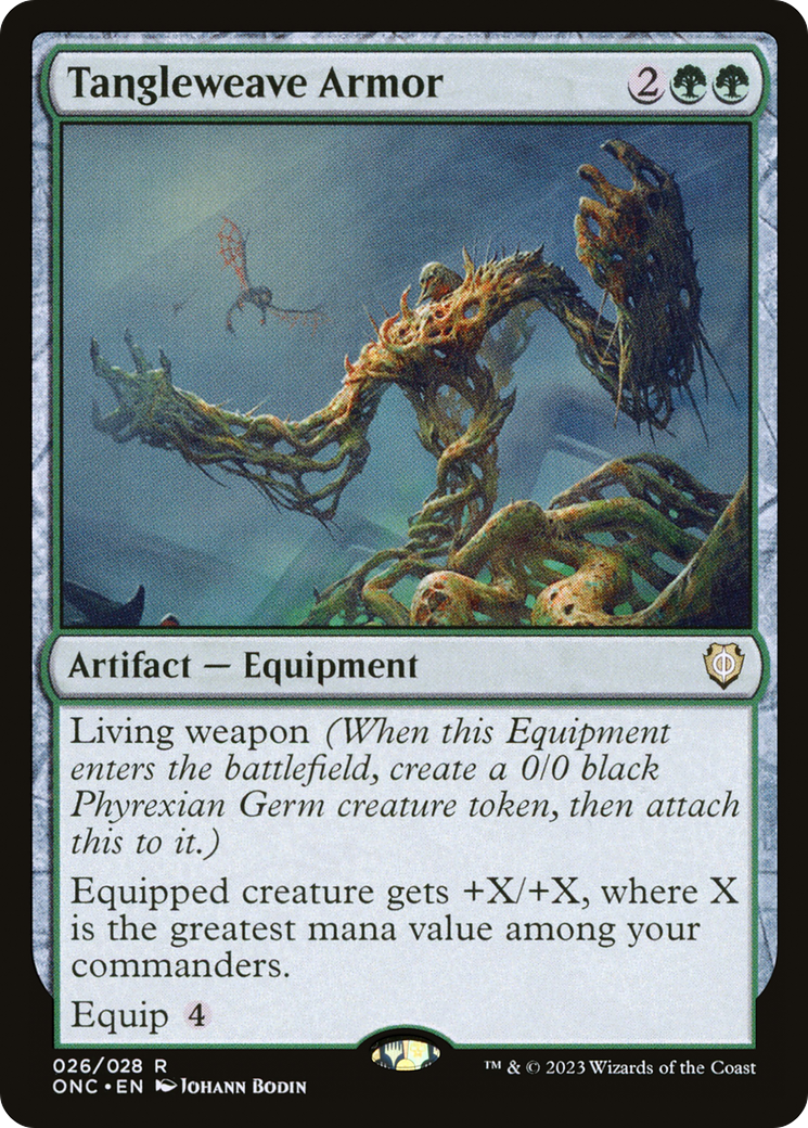 Tangleweave Armor [Phyrexia: All Will Be One Commander] - Magic: The Gathering - Card Brawlers | Quebec | Canada |