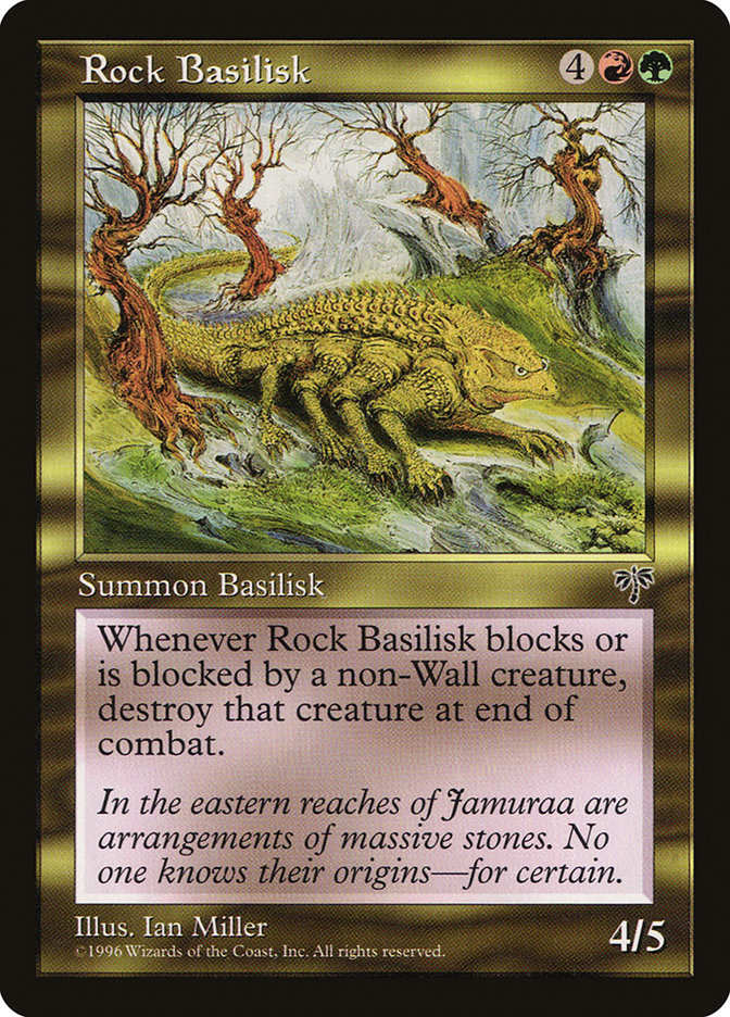 Rock Basilisk [Mirage] - Magic: The Gathering - Card Brawlers | Quebec | Canada |