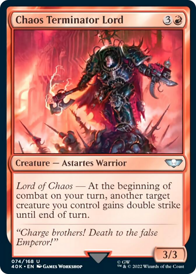 Chaos Terminator Lord [Warhammer 40,000] - Magic: The Gathering - Card Brawlers | Quebec | Canada |