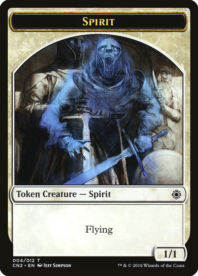 Spirit Token [Conspiracy: Take the Crown Tokens] - Magic: The Gathering - Card Brawlers | Quebec | Canada |