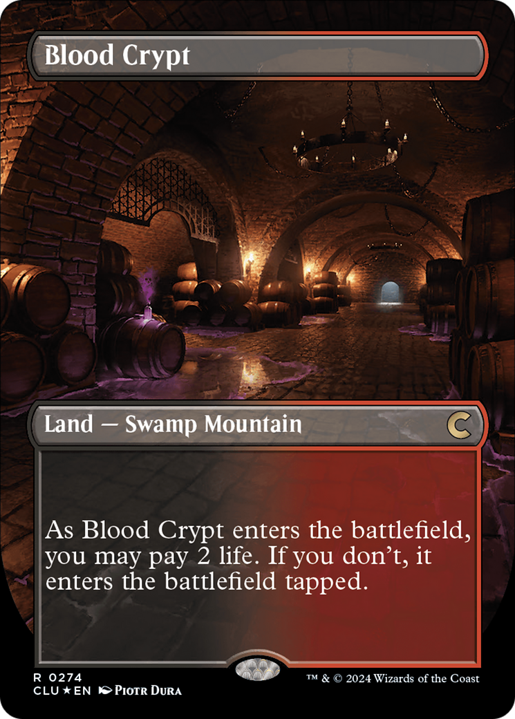 Blood Crypt (Borderless) [Ravnica: Clue Edition] - Magic: The Gathering - Card Brawlers | Quebec | Canada |