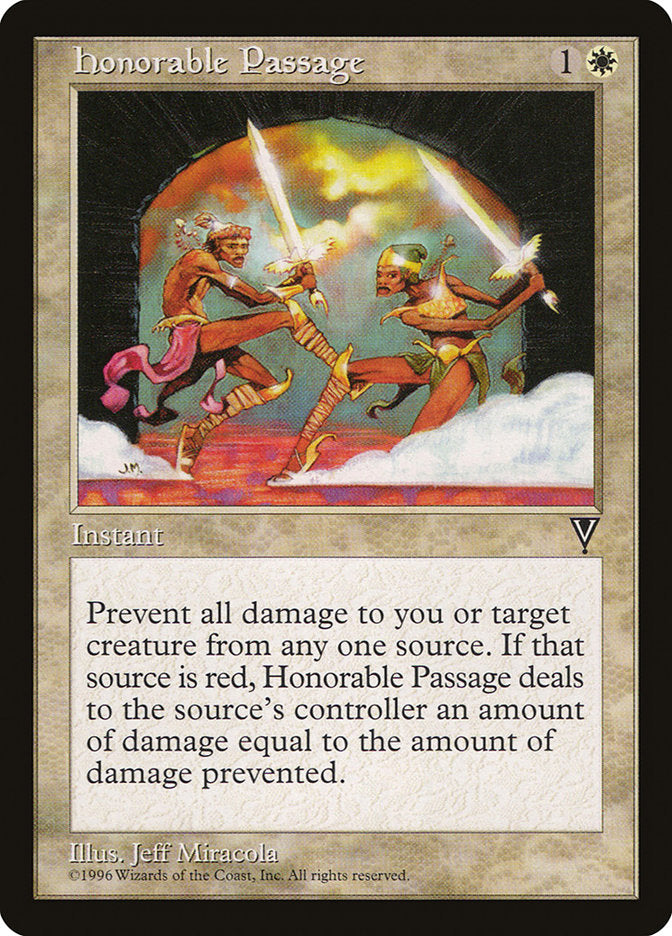 Honorable Passage [Visions] - Magic: The Gathering - Card Brawlers | Quebec | Canada |