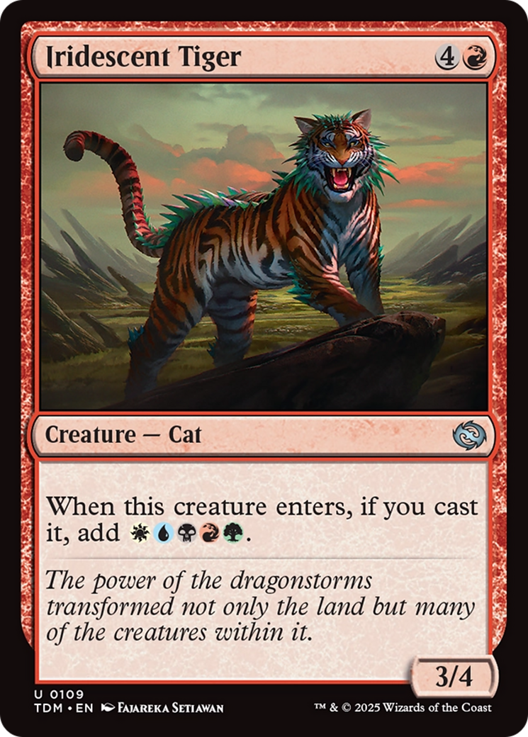Iridescent Tiger [Tarkir: Dragonstorm] - Magic: The Gathering - Card Brawlers | Quebec | Canada |