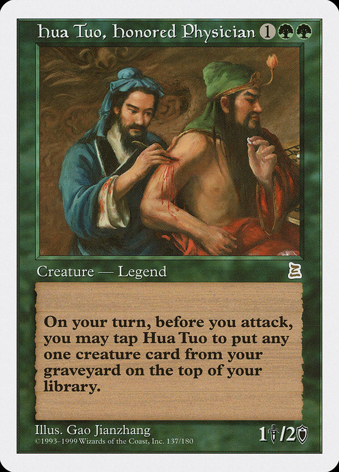 Hua Tuo, Honored Physician [Portal Three Kingdoms] - Magic: The Gathering - Card Brawlers | Quebec | Canada |