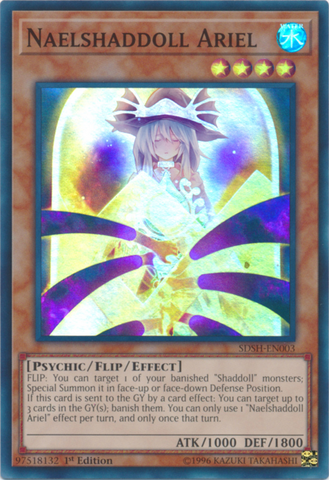 Naelshaddoll Ariel [SDSH-EN003] Super Rare - Yu-Gi-Oh! - Card Brawlers | Quebec | Canada |