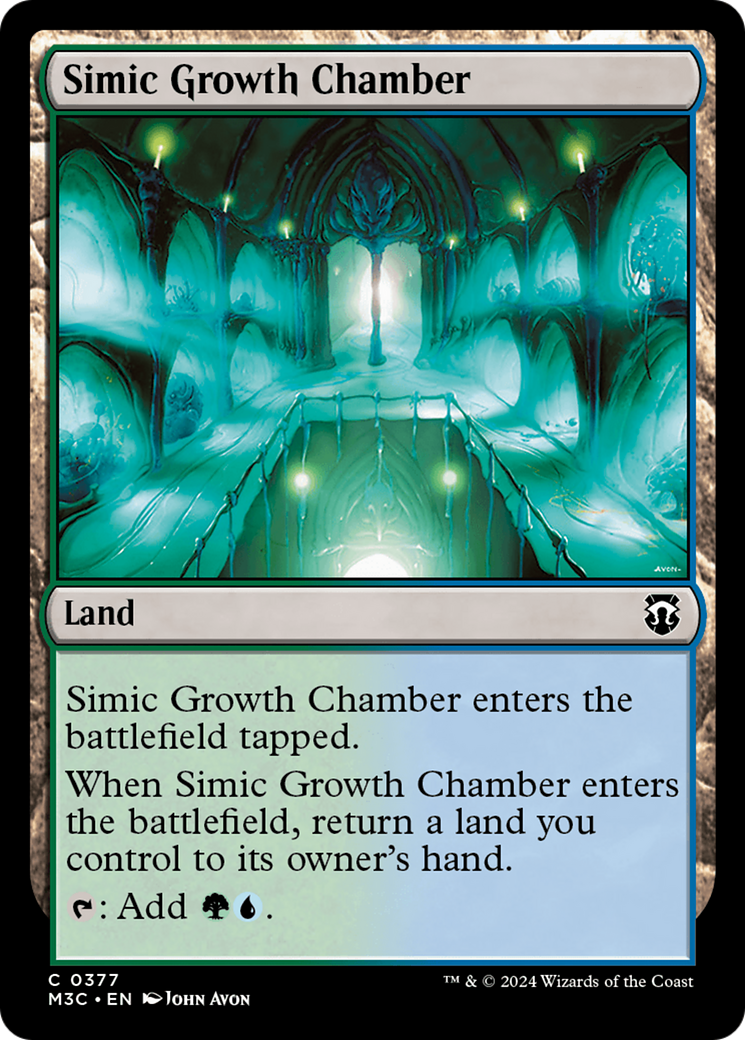 Simic Growth Chamber (Ripple Foil) [Modern Horizons 3 Commander] - Magic: The Gathering - Card Brawlers | Quebec | Canada |
