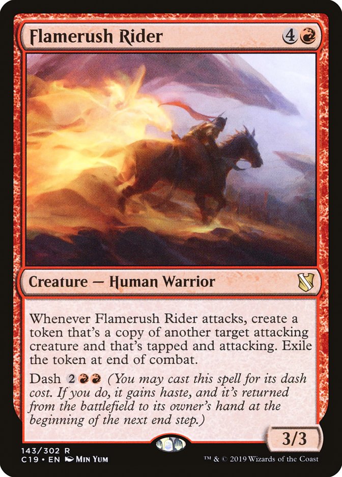 Flamerush Rider [Commander 2019] - Magic: The Gathering - Card Brawlers | Quebec | Canada |