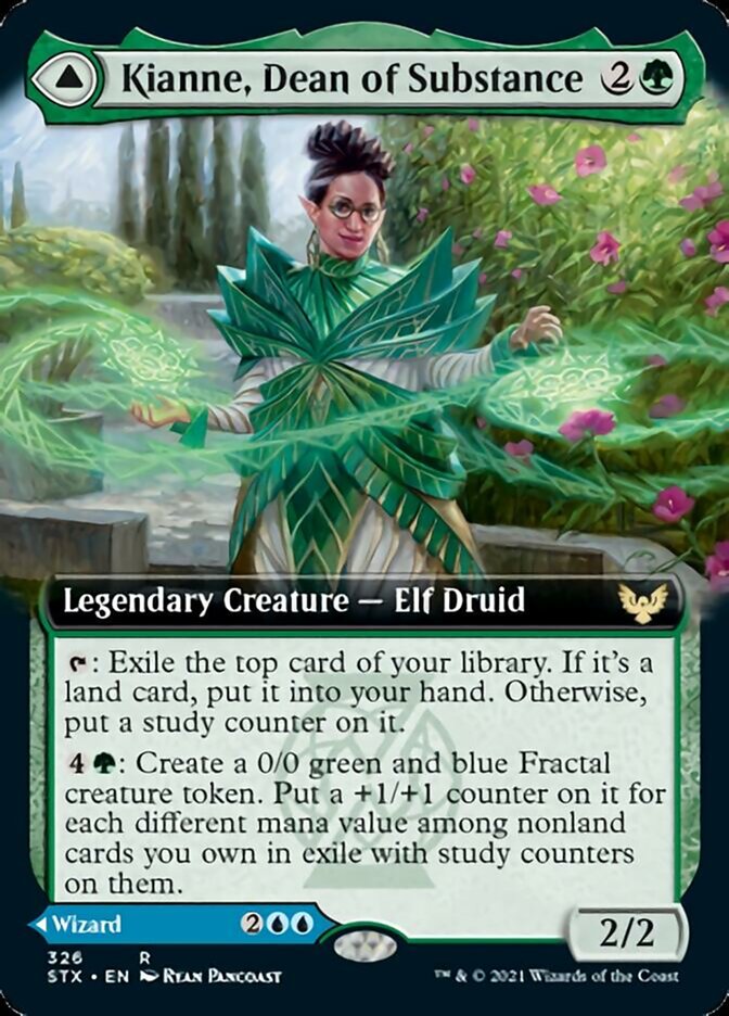 Kianne, Dean of Substance // Imbraham, Dean of Theory (Extended Art) [Strixhaven: School of Mages] - Magic: The Gathering - Card Brawlers | Quebec | Canada |
