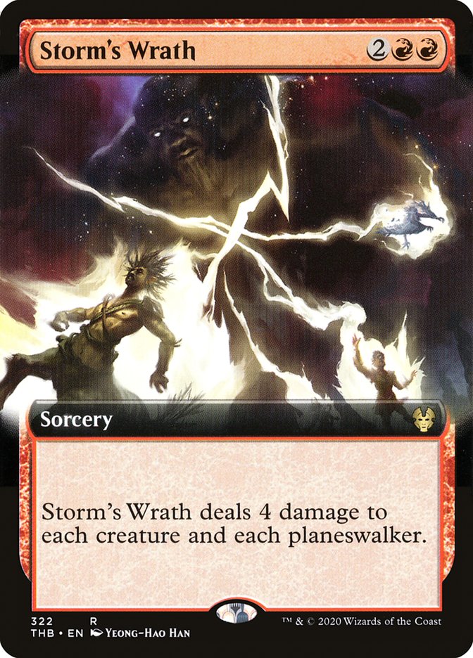 Storm's Wrath (Extended Art) [Theros Beyond Death] - Magic: The Gathering - Card Brawlers | Quebec | Canada |