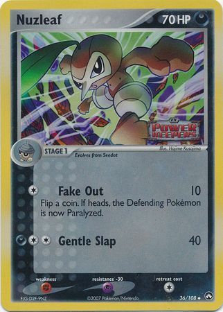 Nuzleaf (36/108) (Stamped) [EX: Power Keepers] - Pokémon - Card Brawlers | Quebec | Canada |