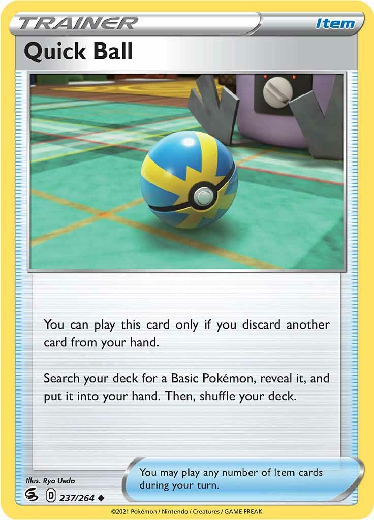 Quick Ball (237/264) [Sword & Shield: Fusion Strike] - Pokémon - Card Brawlers | Quebec | Canada |