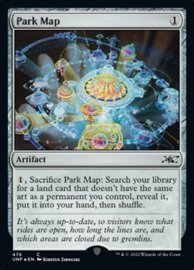 Park Map (Galaxy Foil) [Unfinity] - Magic: The Gathering - Card Brawlers | Quebec | Canada |
