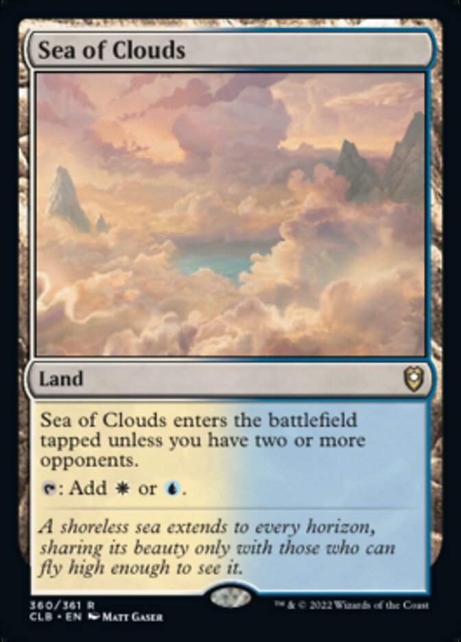 Sea of Clouds [Commander Legends: Battle for Baldur's Gate] - Magic: The Gathering - Card Brawlers | Quebec | Canada |