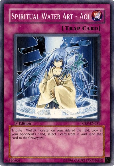Spiritual Water Art - Aoi [CRV-EN051] Common - Yu-Gi-Oh! - Card Brawlers | Quebec | Canada |