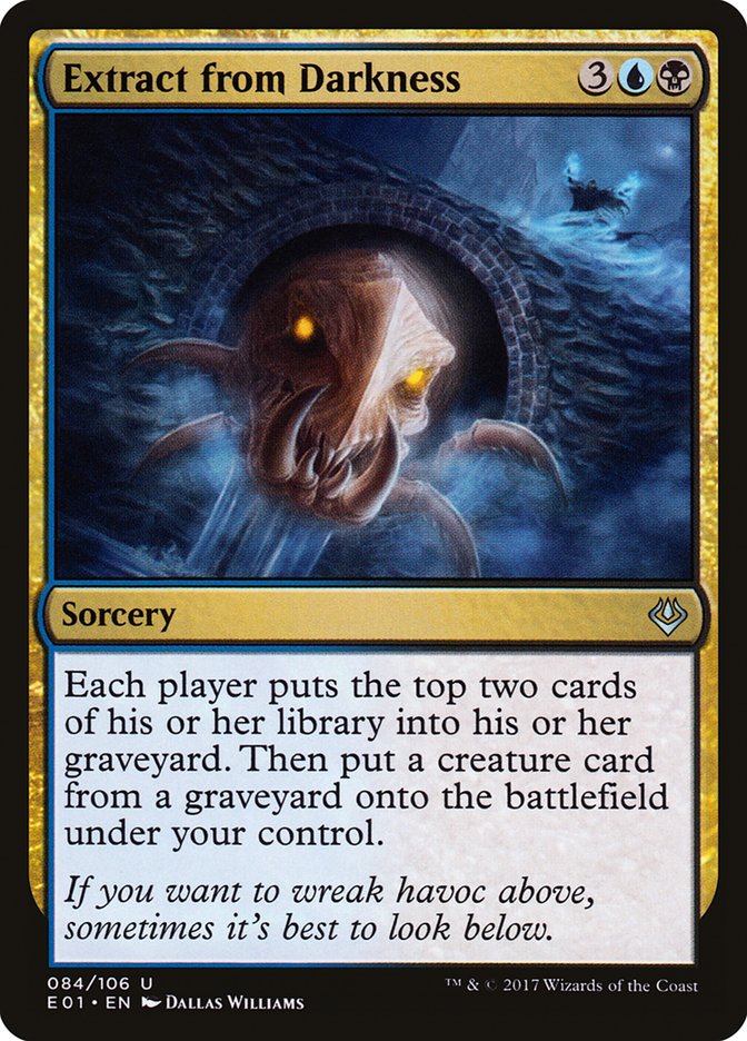 Extract from Darkness [Archenemy: Nicol Bolas] - Magic: The Gathering - Card Brawlers | Quebec | Canada |