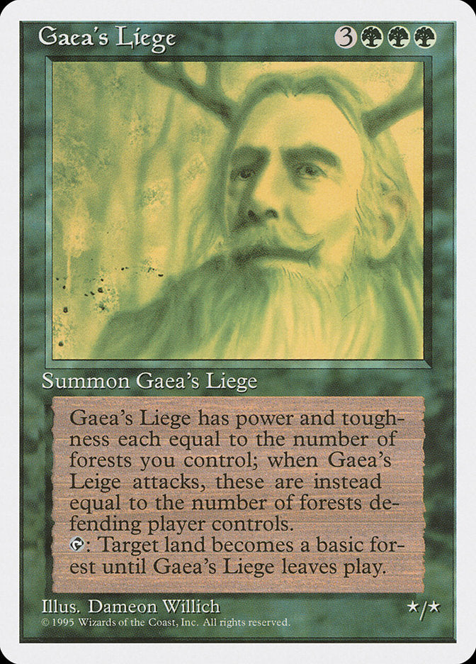 Gaea's Liege [Fourth Edition] - Magic: The Gathering - Card Brawlers | Quebec | Canada |