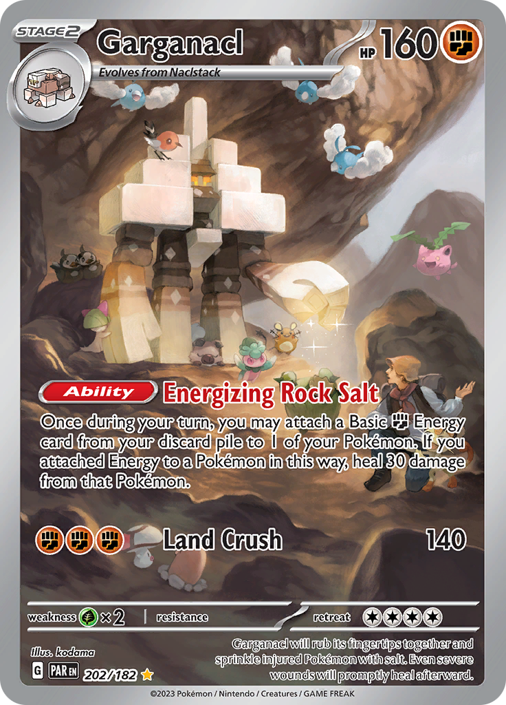 Garganacl (202/182) [Scarlet & Violet: Paradox Rift] - Pokémon - Card Brawlers | Quebec | Canada |