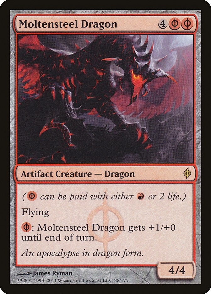Moltensteel Dragon [New Phyrexia] - Magic: The Gathering - Card Brawlers | Quebec | Canada |