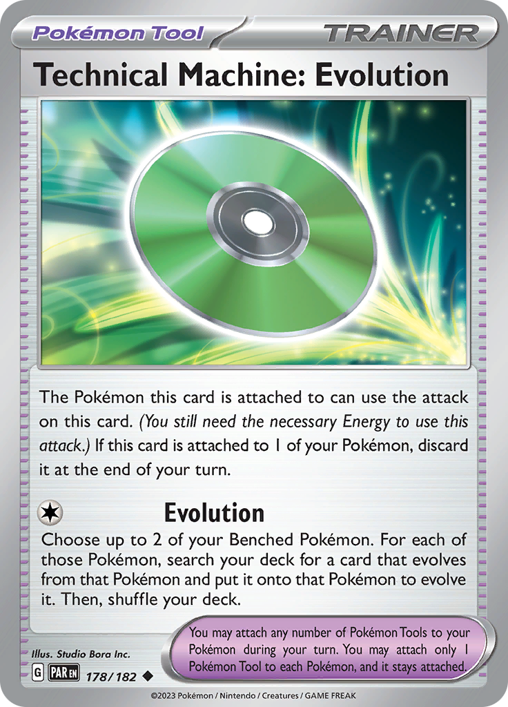 Technical Machine: Evolution (178/182) [Scarlet & Violet: Paradox Rift] - Pokémon - Card Brawlers | Quebec | Canada |