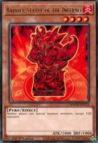 Barrier Statue of the Inferno [MAGO-EN113] Rare - Yu-Gi-Oh! - Card Brawlers | Quebec | Canada |