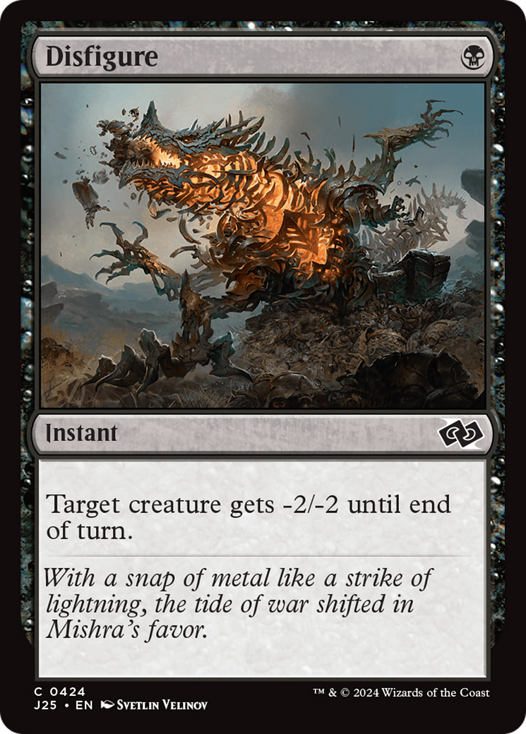 Disfigure [Foundations Jumpstart] - Magic: The Gathering - Card Brawlers | Quebec | Canada |