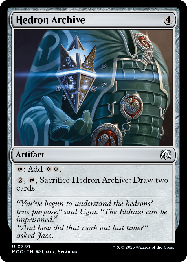 Hedron Archive [March of the Machine Commander] - Magic: The Gathering - Card Brawlers | Quebec | Canada |