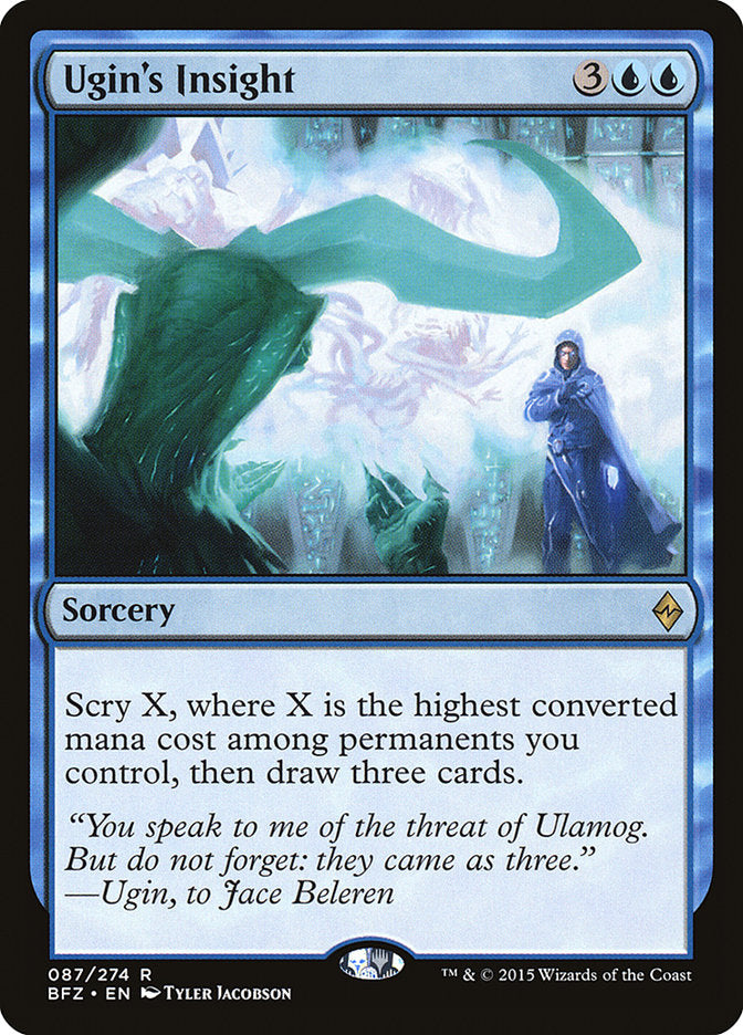 Ugin's Insight [Battle for Zendikar] - Magic: The Gathering - Card Brawlers | Quebec | Canada |