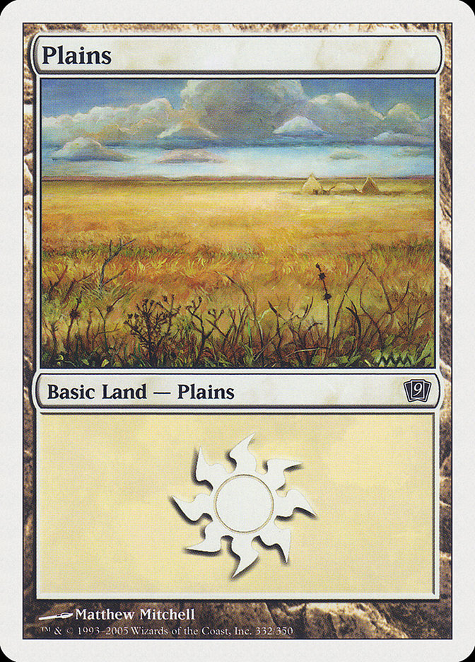 Plains (332) [Ninth Edition] - Magic: The Gathering - Card Brawlers | Quebec | Canada |