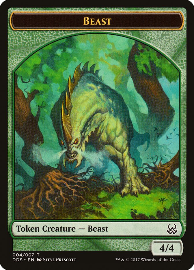 Beast Token [Duel Decks: Mind vs. Might Tokens] - Magic: The Gathering - Card Brawlers | Quebec | Canada |