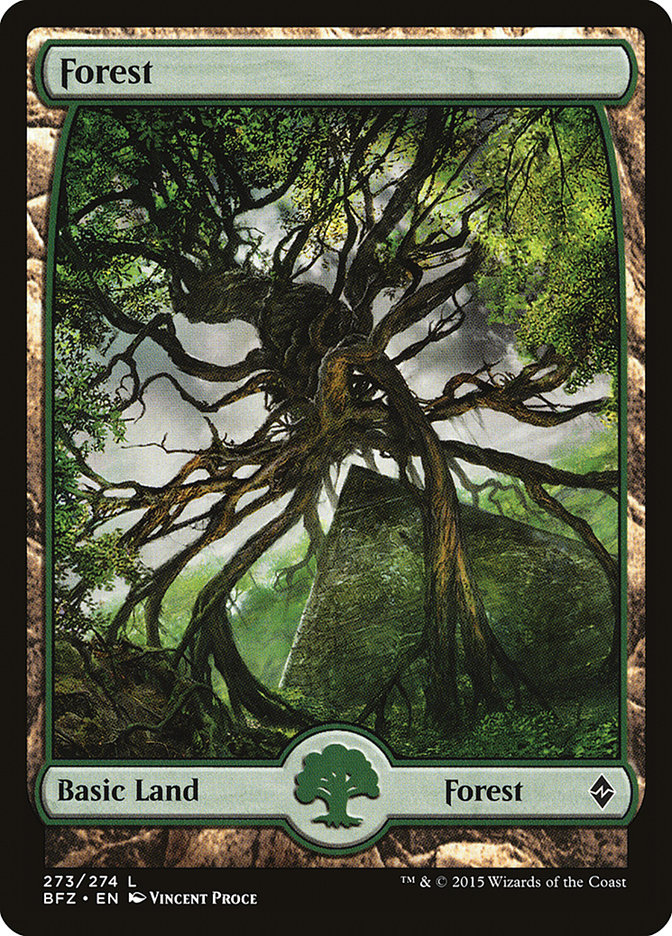 Forest (273) (Full Art) [Battle for Zendikar] - Magic: The Gathering - Card Brawlers | Quebec | Canada |