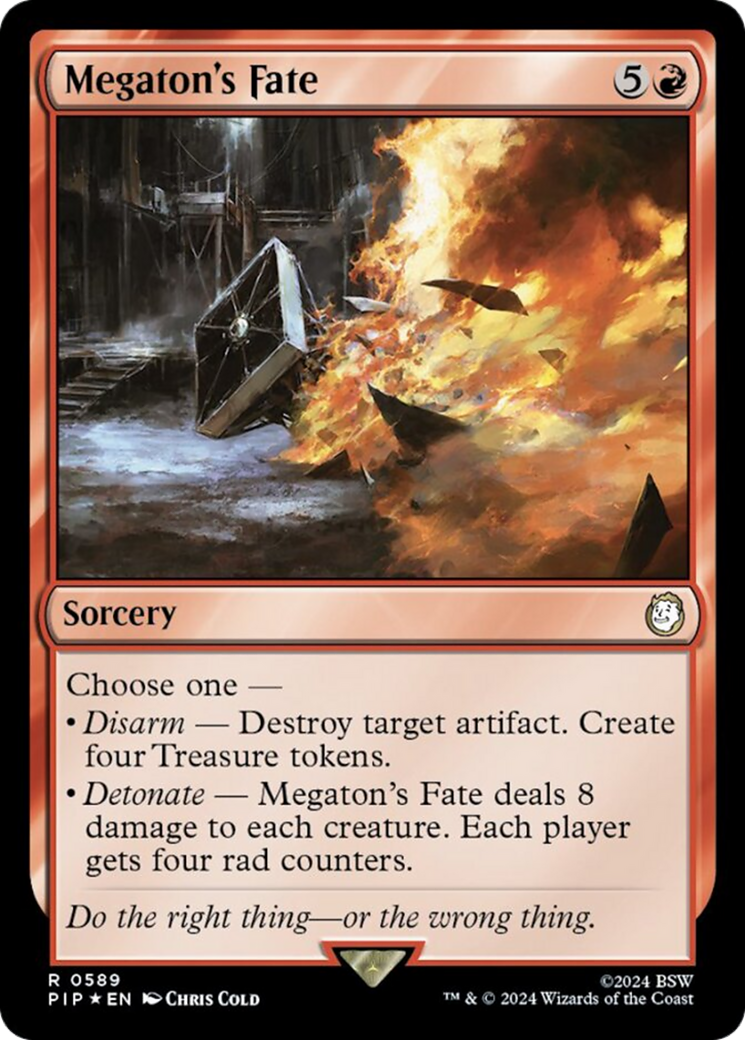 Megaton's Fate (Surge Foil) [Fallout] - Magic: The Gathering - Card Brawlers | Quebec | Canada |