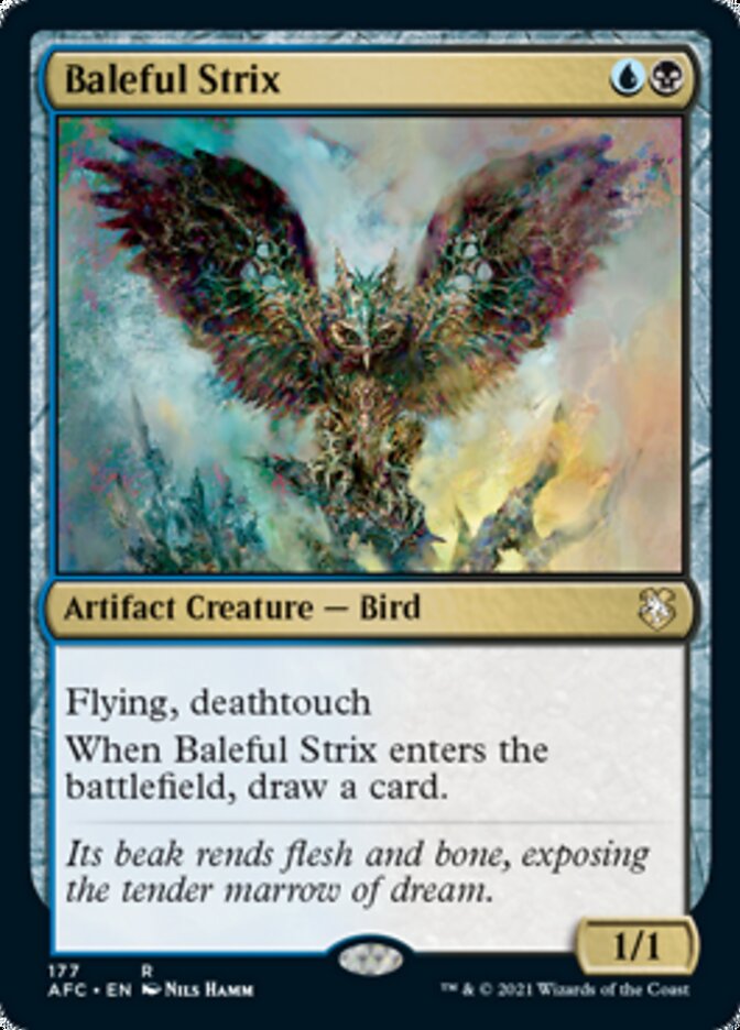 Baleful Strix [Dungeons & Dragons: Adventures in the Forgotten Realms Commander] - Magic: The Gathering - Card Brawlers | Quebec | Canada |