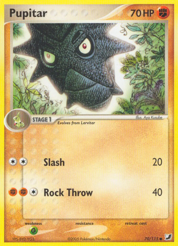 Pupitar (70/115) [EX: Unseen Forces] - Pokémon - Card Brawlers | Quebec | Canada |