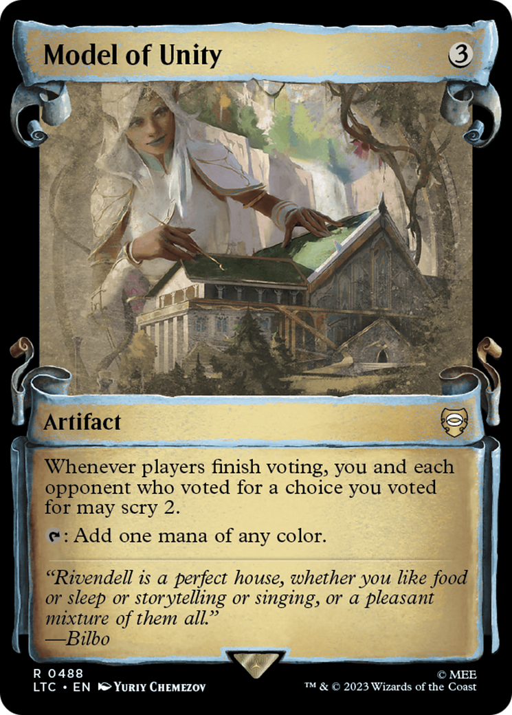 Model of Unity [The Lord of the Rings: Tales of Middle-Earth Commander Showcase Scrolls] - Magic: The Gathering - Card Brawlers | Quebec | Canada |