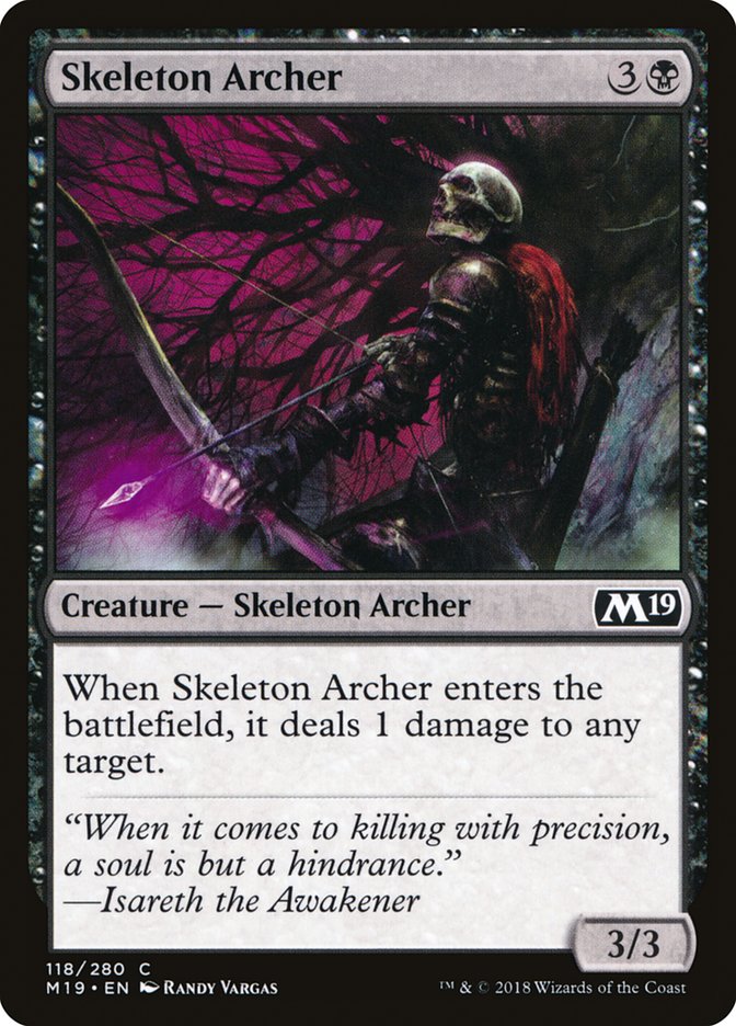 Skeleton Archer [Core Set 2019] - Magic: The Gathering - Card Brawlers | Quebec | Canada |