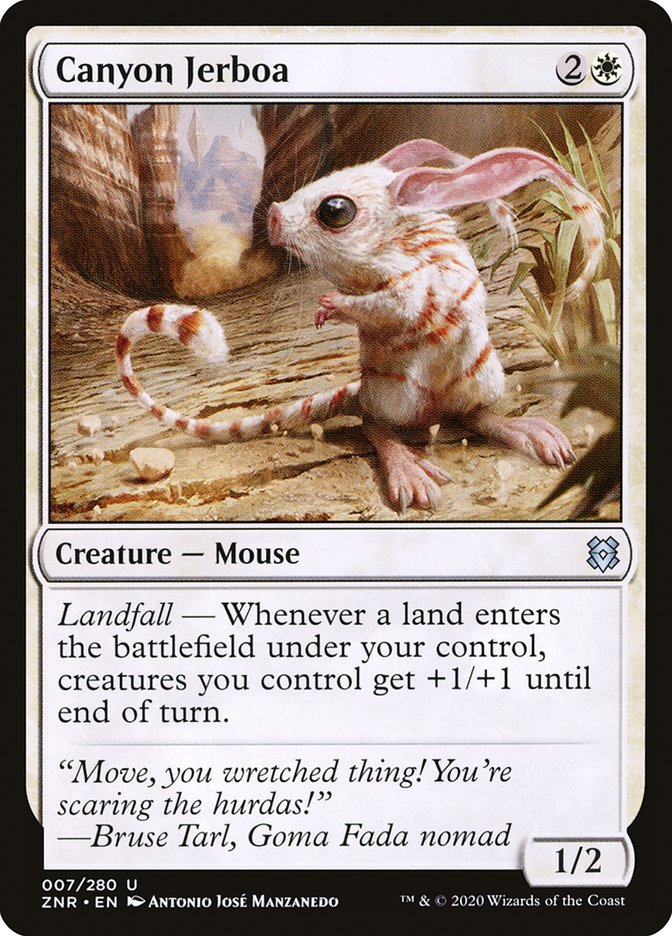 Canyon Jerboa [Zendikar Rising] - Magic: The Gathering - Card Brawlers | Quebec | Canada |