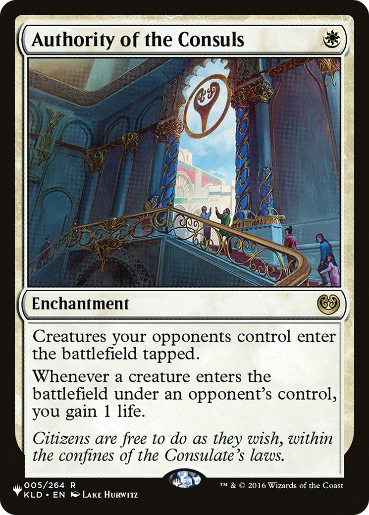 Authority of the Consuls [The List] - Magic: The Gathering - Card Brawlers | Quebec | Canada |